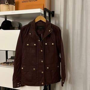 J. Crew burgundy jacket